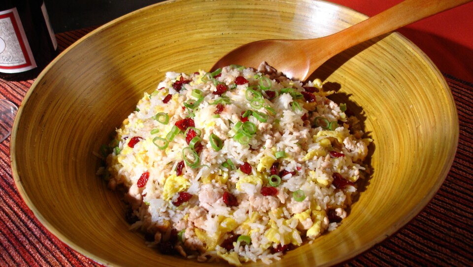 Ming Tsai's Cranberry And Leftover Turkey Fried Rice Recipe | GBH