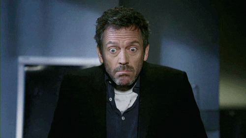 A man shrugs, confused