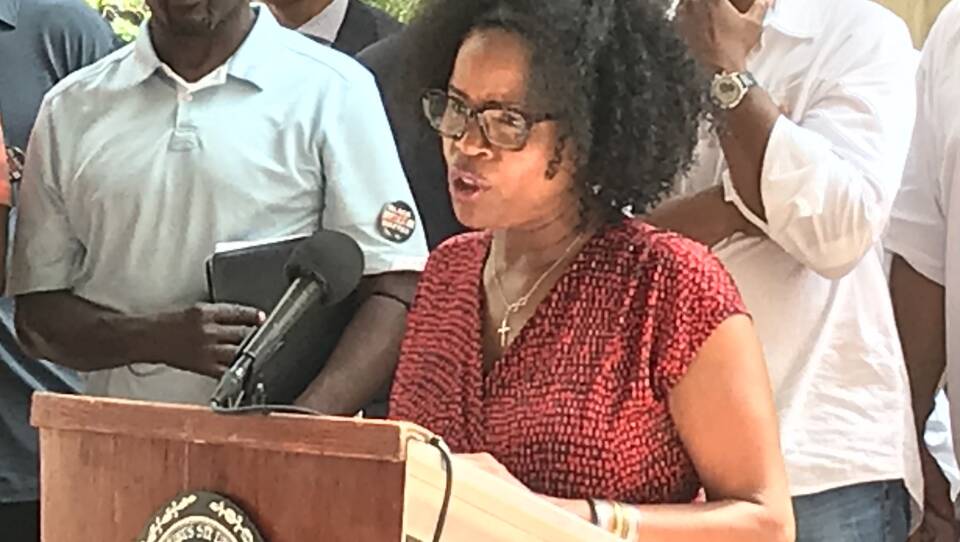 Kim Janey At Boston Black Men's Committee Kickoff