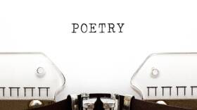 Word Poetry On Retro Typewriter