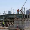 Preparations For Comm. Ave. Bridge Project In Boston