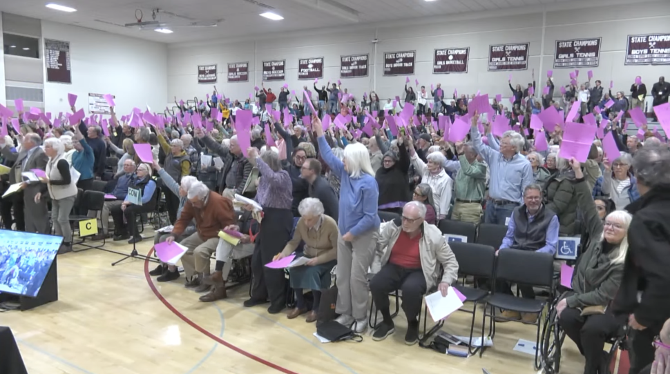 Concord Town Meeting vote