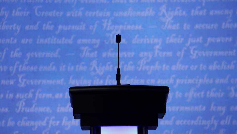 Final Presidential Debate Between Hillary Clinton And Donald Trump Held In Las Vegas