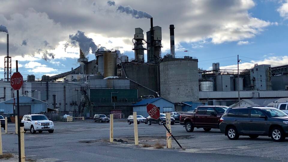 The Verso Paper Mill in Jay, Maine.