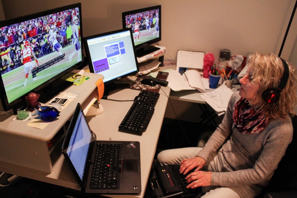 WGBH's Media Access Group provides closed captioning for the New England Patriots