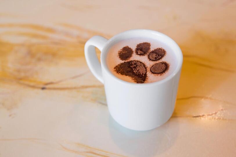 Hot chocolate Nutella.