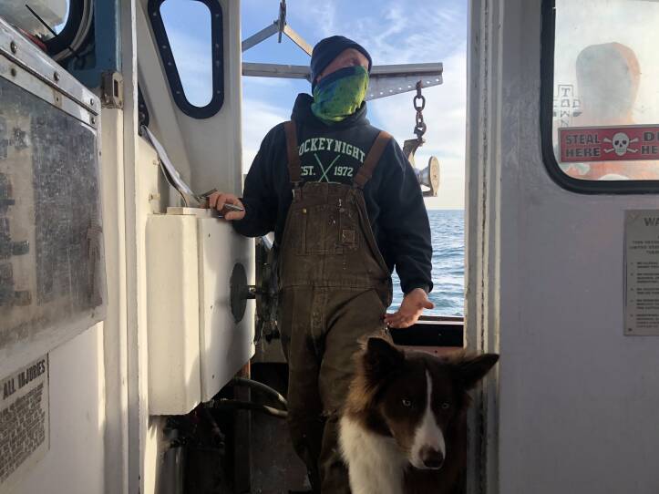 Rob Martin with his dog Dublin