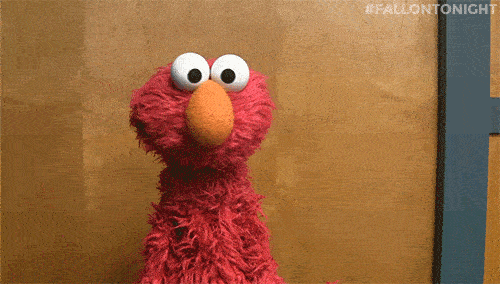 Elmo shrugs