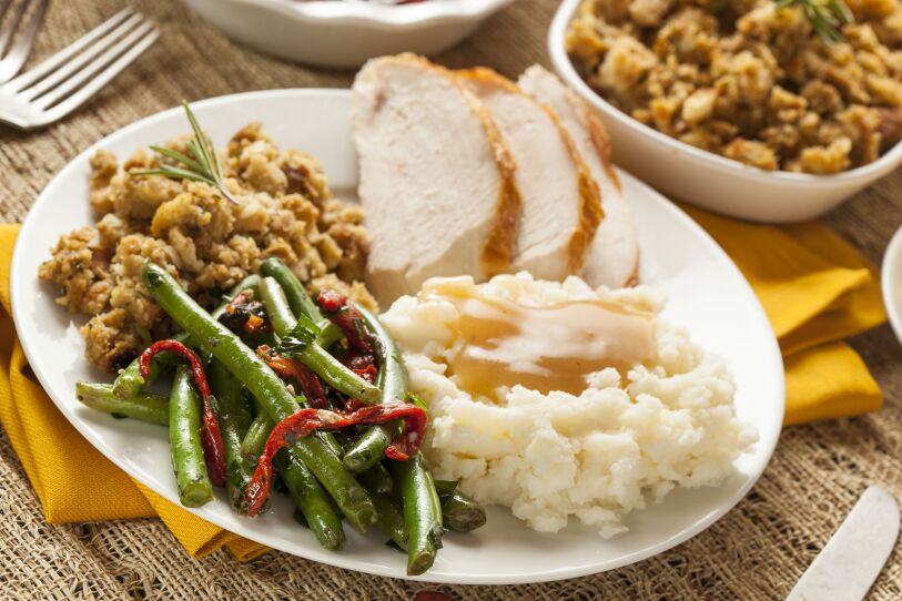 Thanksgiving Turkey dinner (that I didn't have to cook.)