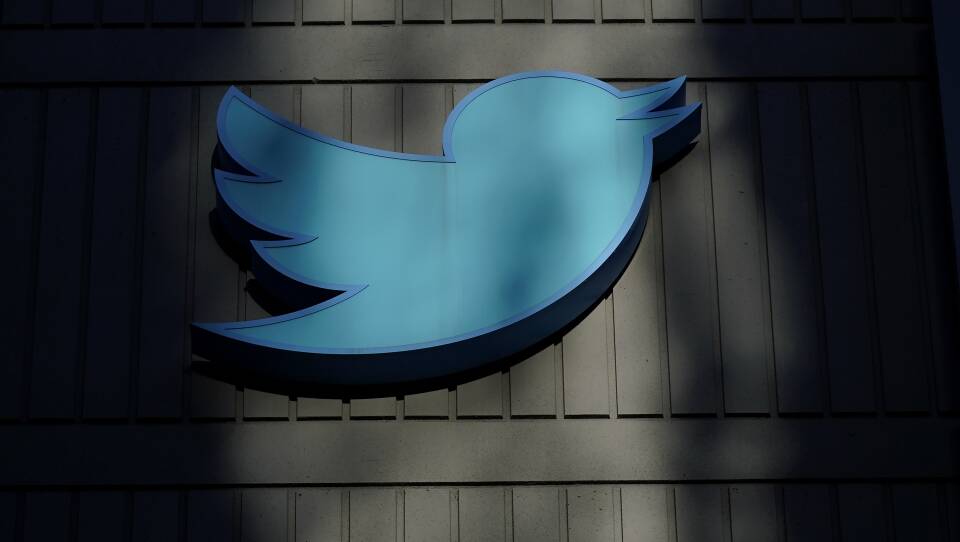 A sign at Twitter headquarters is shown in San Francisco, Friday, Nov. 18, 2022. (AP Photo/Jeff Chiu)