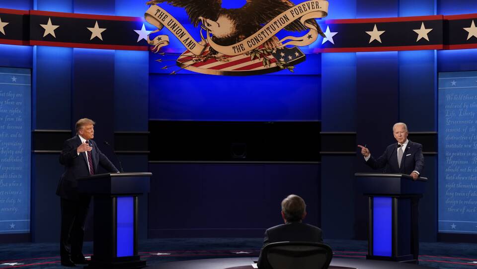 Joe Biden, Donald Trump, Chris Wallace