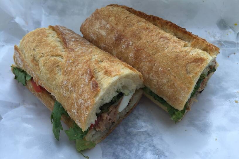 The pan bagna from Bizalion's in Great Barrington.