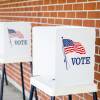 Voting Booths with no people
