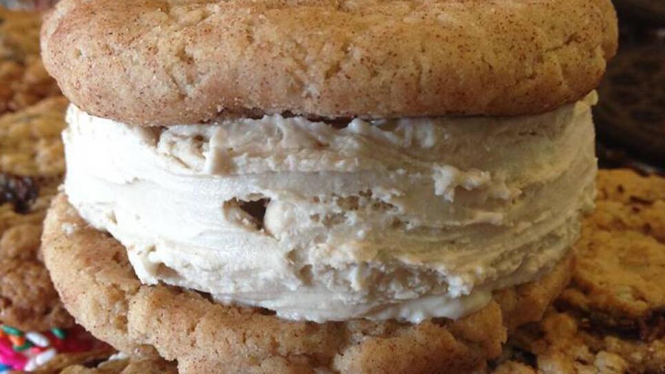 Mt. Tom’s Homemade Ice Cream Sandwich.