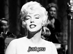 A woman says "just you."
