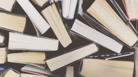 High Angle View Of Books On Table