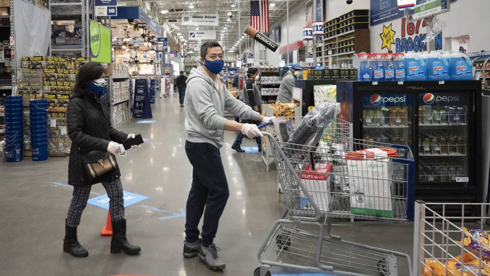 Retail sales plunged a record 8.7% last month as the coronavirus pandemic shut down economic activity around the country.