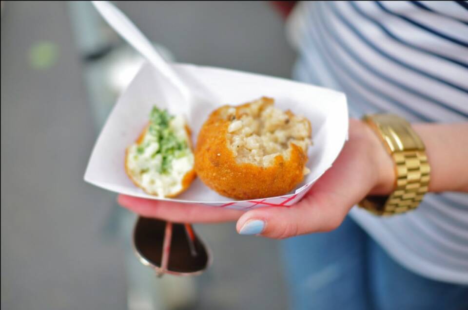 Southern Italian Arancini at Boston Calling.