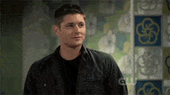 A man looks at someone off screen over the caption "oh, you!"
