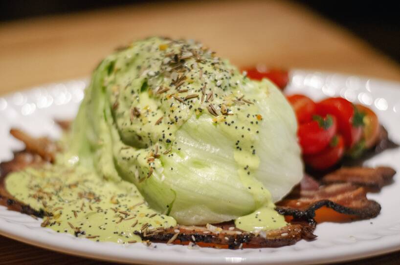 Wedge Salad at the Smoke Shop BBQ in Kendall Square, Cambridge, MA