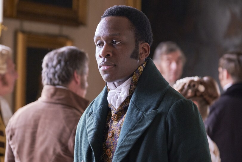 Patrick Martins as Olaudah in "The Confessions Of Frannie Langton"