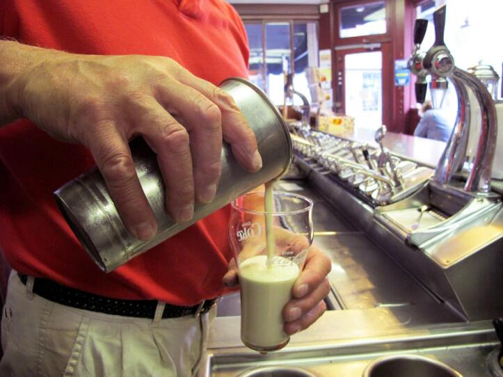 A Coffee Cabinet being poured.
