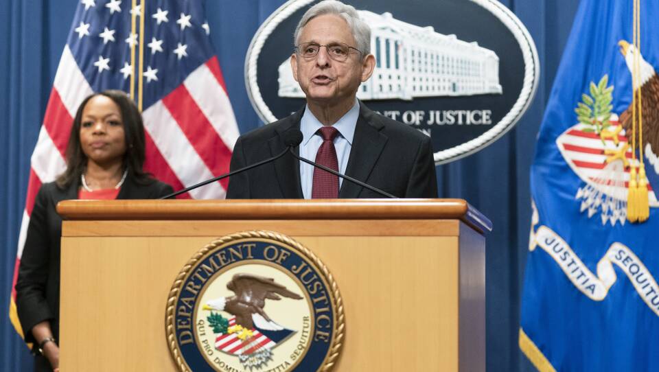 Attorney General Merrick Garland with Assistant Attorney General Kristen Clarke for the Civil Rights Division, announced civil rights charges Thursday related to the botched Louisville Police drug raid that led to the death of Breonna Taylor.