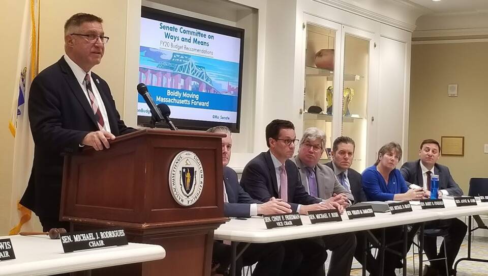 Chairman Michael Rodrigues and the Senate's Ways and Means Committee