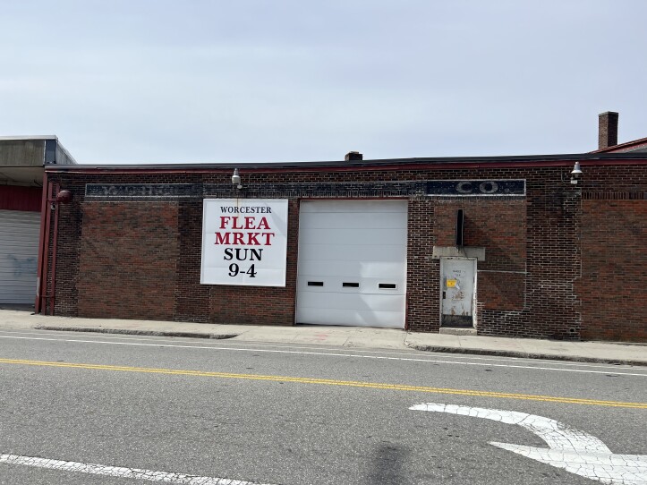 A red brick building