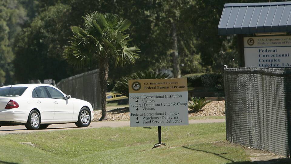 The federal prison in Oakdale, La., pictured in 2006, is grappling with a series of COVID-19 cases.