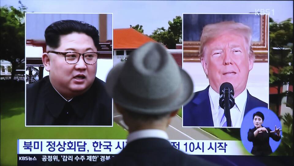 Donald Trump. Kim Jong Un