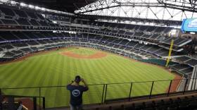 Virus Outbreak Stadiums Distancing