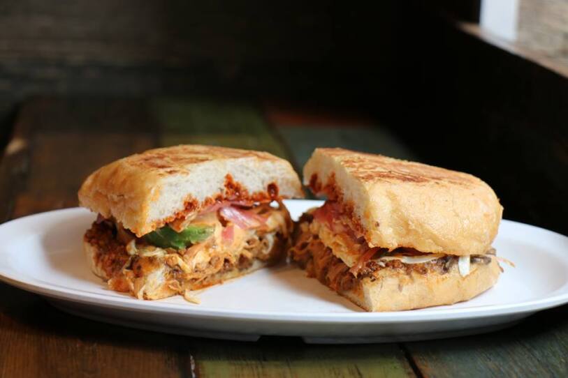 Tortas at Tenoch.