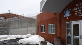 The main entrance of the Middlesex Jail and House of Correction in Billerica, Massachusetts.