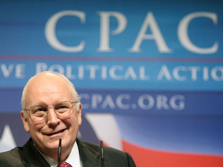 Cheney speaks to attendees at the annual Conservative Political Action Conference in Washington, D.C., on Feb. 18, 2010.