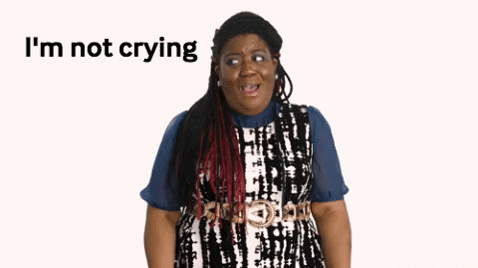 Danielle Bainbridge, host of PBS' Origin of Everythign says "I'm not crying, you're crying."