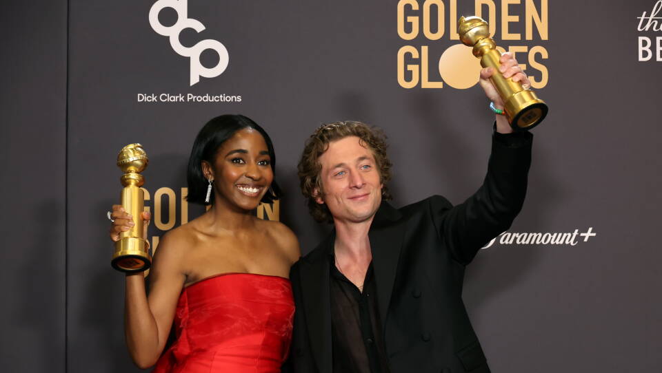 ayo edebiri dress golden globes Ayo Edebiri Channeled Julia Roberts at the 2025 Golden Globes