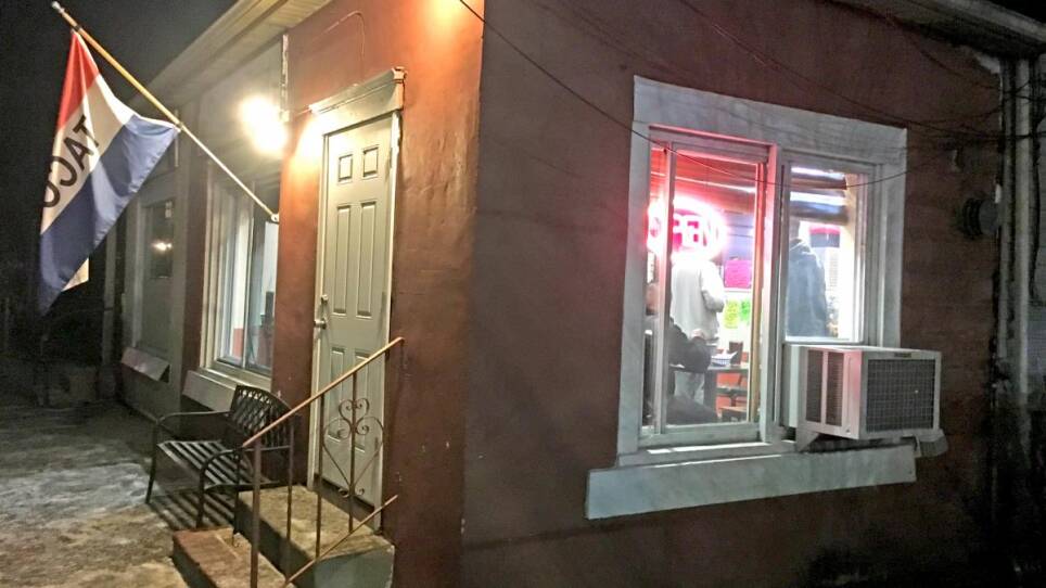The exterior of Taqueria El Amigo in Waltham.