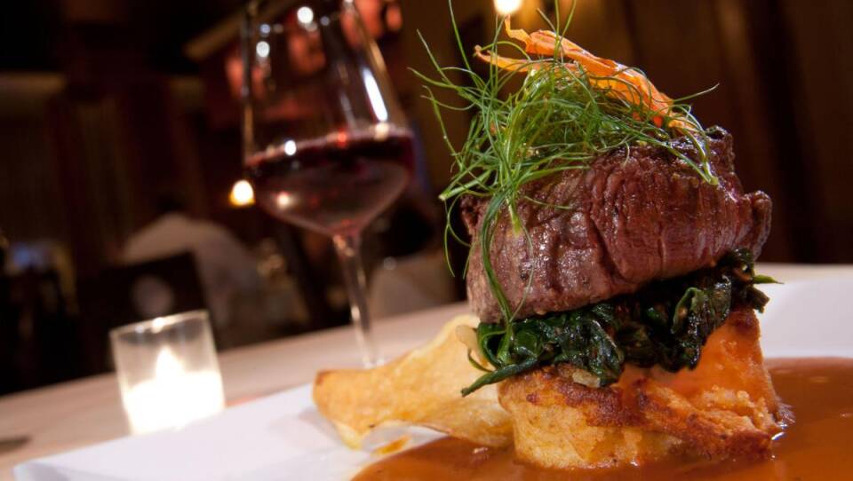 The Veal Porterhouse at Da Vinci restaurant.