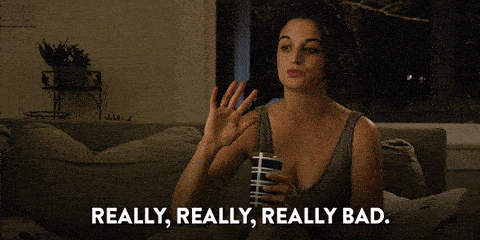 A woman says "really, really, really bad."