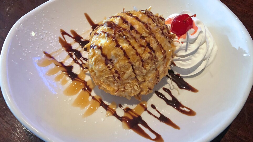 730 Tavern's fried ice cream