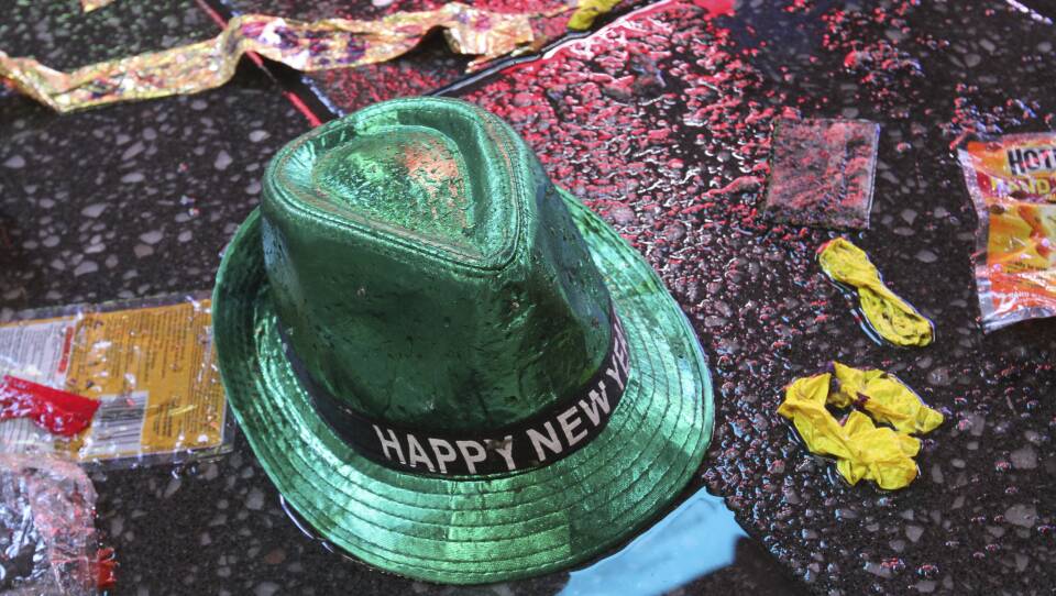 APTOPIX NYC New Year