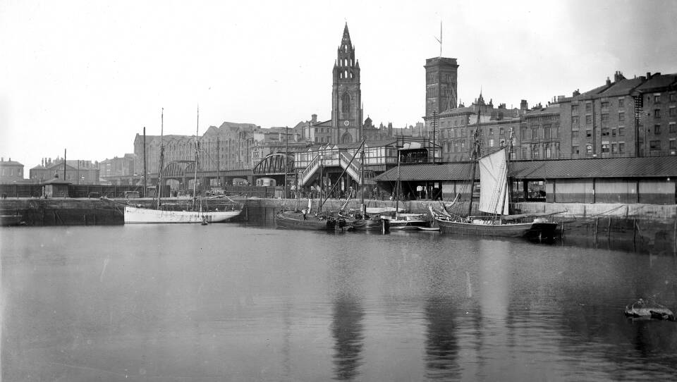 Shipping workers recorded the tide levels beginning in 1854 at St. George's Dock in Liverpool, England, creating valuable records for future scientists.