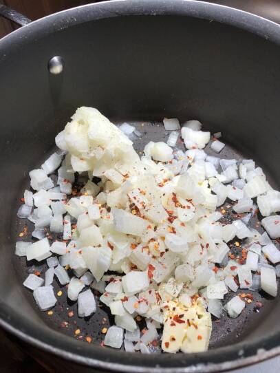 Onions in Pot