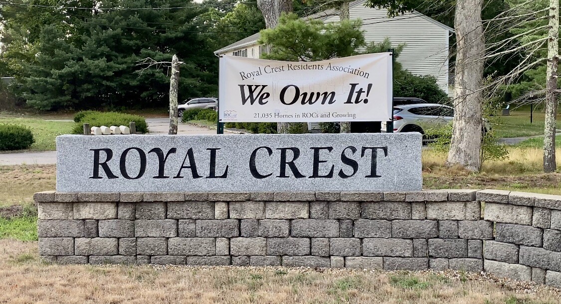 Royal Crest sign