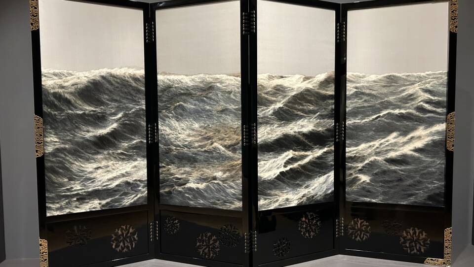 Hashio Kiyoshi's "Morning Sea" 1915