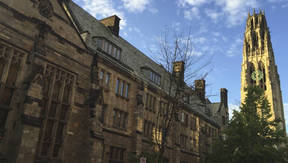 Harkness Tower on the campus of Yale University in New Haven, Conn., in a photo taken in 2016. Yale is among the schools that have been singled out in a Department of Education investigation.