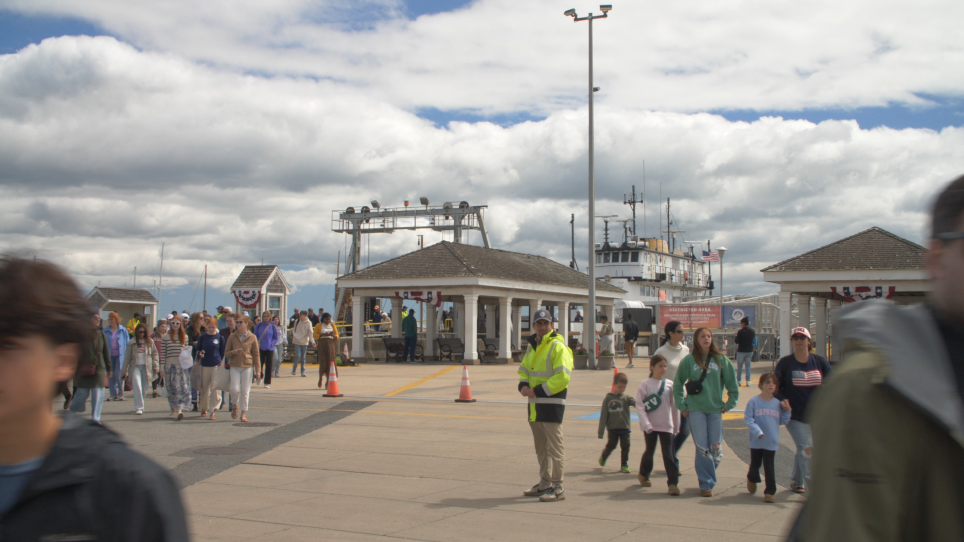 Getting off MV ferry