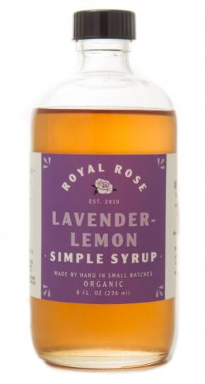 Royal Rose Simple Syrup - Lavender Lemon.