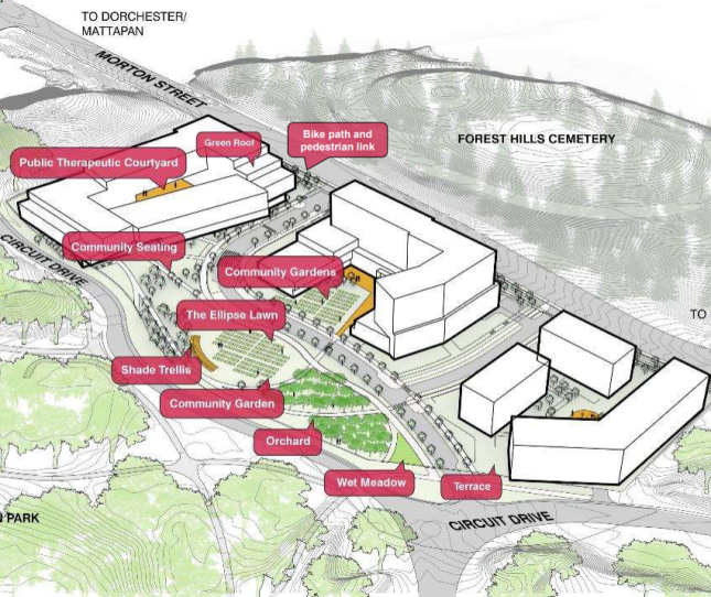 A blueprint for the proposed project on the Shattuck campus